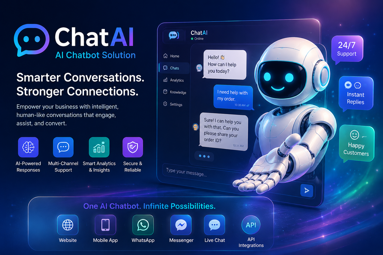 ChatAI assistant dashboard